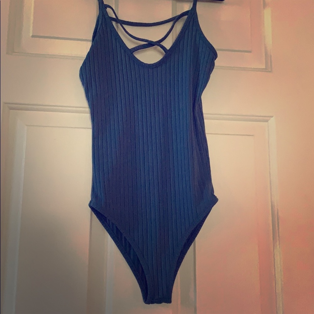 Navy bodysuit